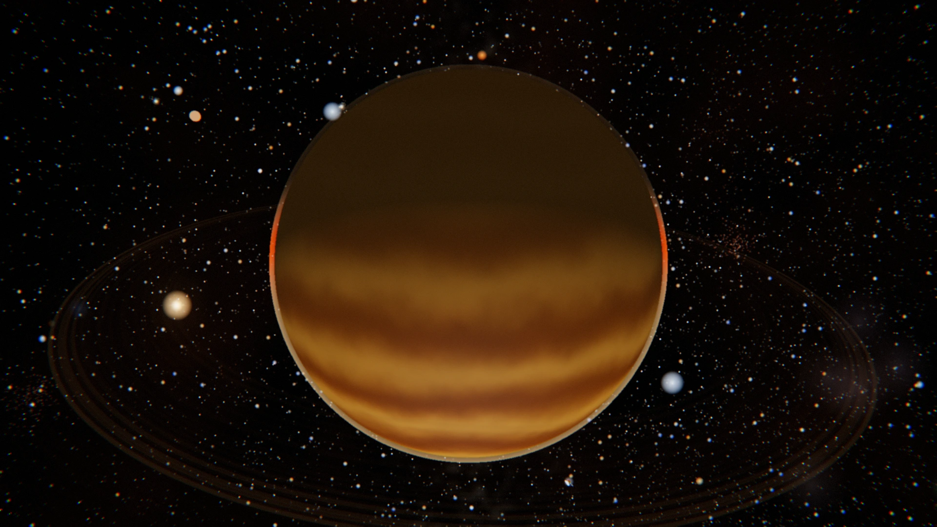 Jupiter banded clouds